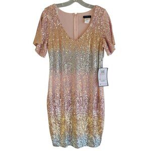 NWT B. Darlin Sequin Girls Club Plus Dress Size 14W